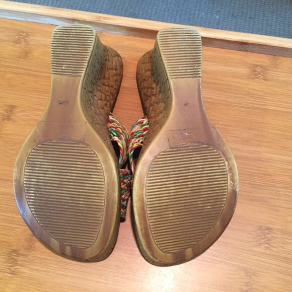 Vintage Bongo cork wedge. EUC. - Picture 6 of 8